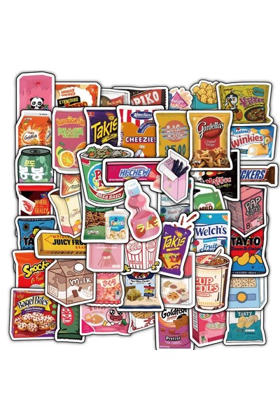 Choice1 ملصقات جرافيتي كلاسيكية للوجبات الخفيفة، 60 قطعة (59 قطعة)، للدراجات،...