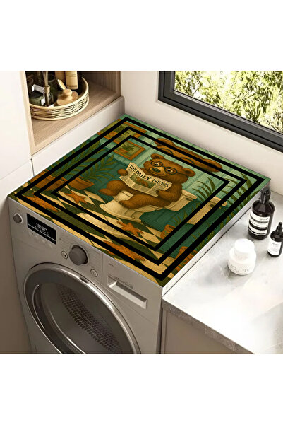 Harika bir ev Hari̇kabi̇rev | Washing Machine Cover Dryer Cover (Bear) | Cmrr...