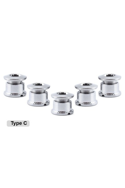 Choice TYPE C-6.5mm MUQZI 5 Pair Chainring Bolts Bike Single Double Three Dis...