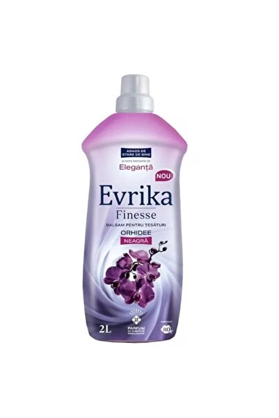 Evrika Set of 3 x Finesse Fabric Softener, Black Orchid, 2 l