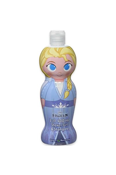 Air-Val Set of 2 x Air Val Frozen Shower Gel and Shampoo, Elsa 1D Figurine, 4...