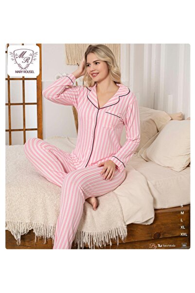 OEM 100% cotton striped pajama set