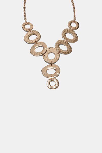 Stradivarius Maxi textured necklace