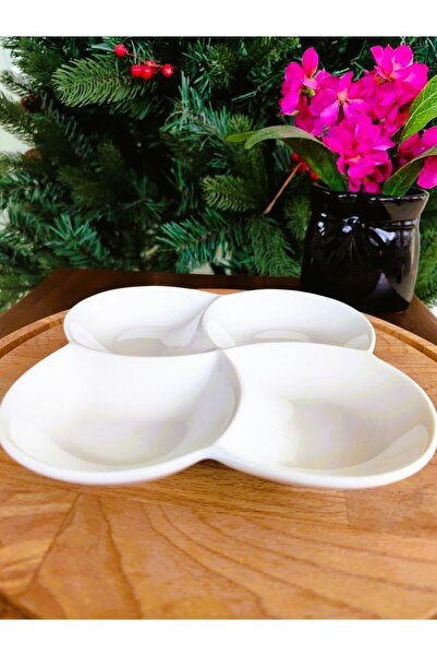 Madame Coco New Petit Concept 4-Compartment Small Presentation Plate - 1 Piec...