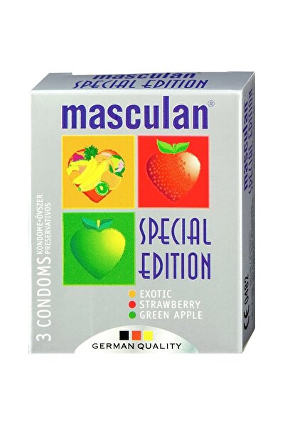 Masculan Set of 4 x 3 Fruit Flavored Condoms