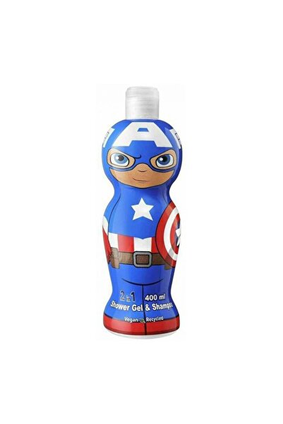 Air-Val Set of 2 x Shower Gel and Shampoo for Children Captain America, 1D Fi...
