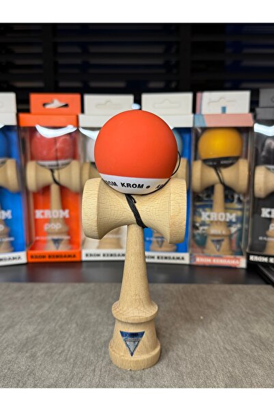 Krom Kendama KENDAMA KROM ELECTRIC ORANGE CAUCIUCATA RULMENT IN BILA BEST QUA...