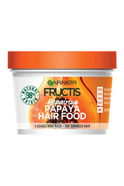 Garnier Fructis Set 2 x Masca pentru Par Fructis Hair Food Papaya, pentru Par...