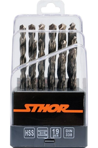 Other Burghie HSS pentru metal 1-10 mm 19 buc 21999 STHOR