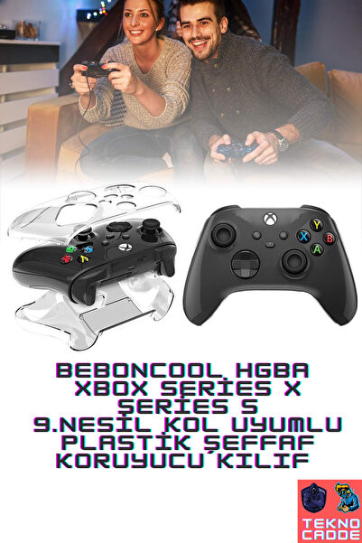 beboncool Xbox Series X-Series S Joystick Koruyucu Şeffaf Kılıf