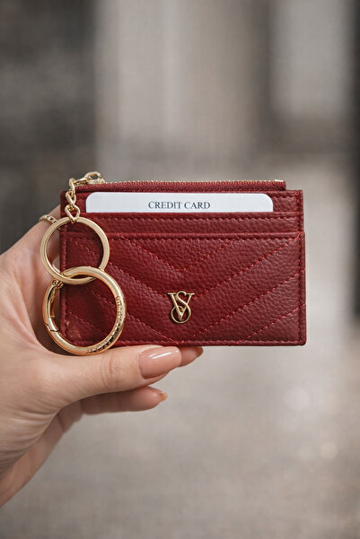 BEDA STORE Dark Red Vs. Card Holder Candle Gift, Specially Packaged Gift