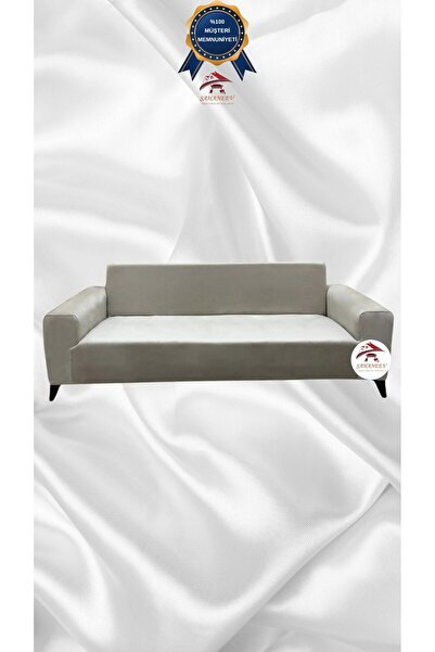 Şahaneev Tekstil İtalyan Süet Koruyucu Esnek Elastik Giydirme Koltuk Örtüsü -...