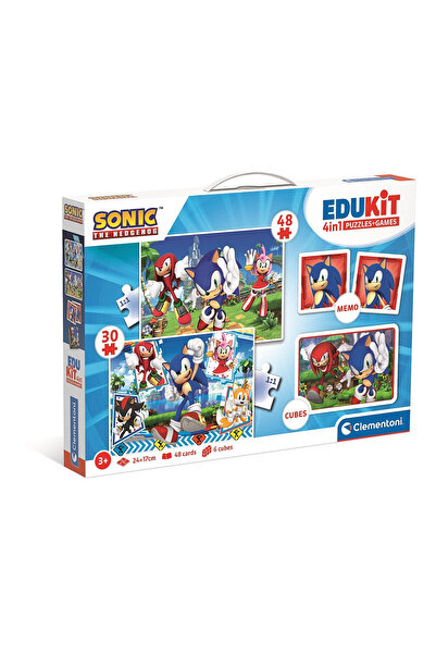 CLEMENTONI Sonic the Hedgehog Characters 4 in 1 Game Collection
