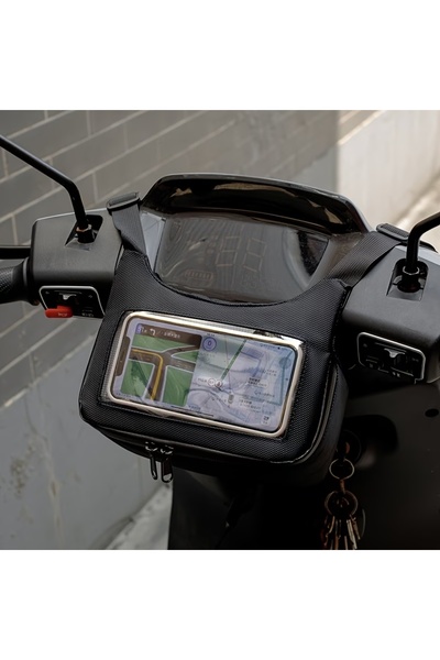Barbarosshop Motor Gidon Telefon Çantası Telefon Tutacağı