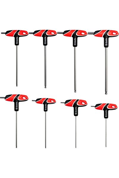 Other Set de chei hexagonale tubulare (cu bilă) cu mâner 8 bucăți YT-05597 YATO