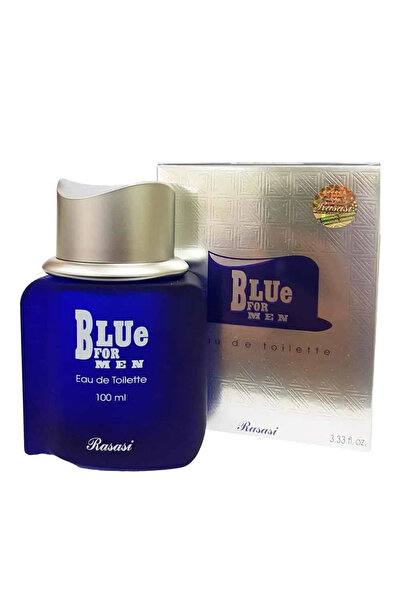 Rasasi عطر بلو للرجال، بخاخ ماء تواليت للرجال (M)، 100 مل