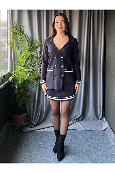 PATEVA Mini Etekli Triko Hırka Takım