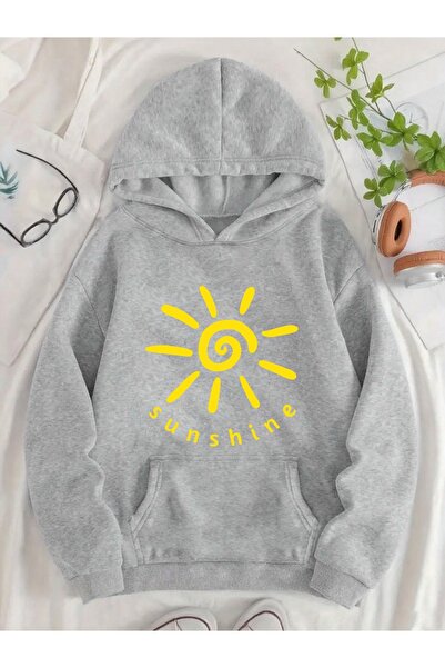 Deocept Unisex Printed Hooded Kangaroo Pocket Comfortable Fit Oversized Cut S...