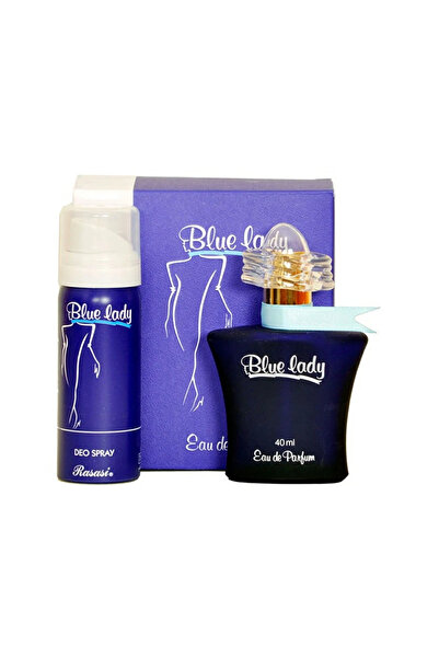 Rasasi Blue Lady + Deo Eau De Parfum For Women- 40ml