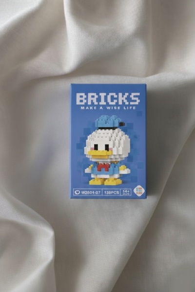 Bricks Mini Yapı Blok Donald Duck Figürü – 125 Parça