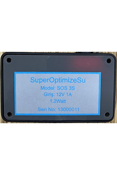 Süper Optimize Su S.O.S-3S Elektronik Kireç/Pas Önleyici (1 Daire/Villa/Kalor...