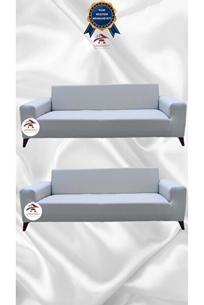 Şahaneev Tekstil Mikro Lastikli Kaymaz Elastik Koruyucu Giydirme Koltuk Örtüs...