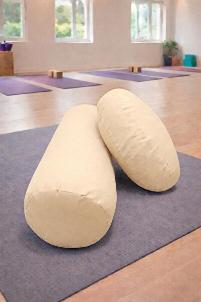 NareSpor Round Zafu Meditation Cushion & Bolster Cushion Dual Yoga Meditation...