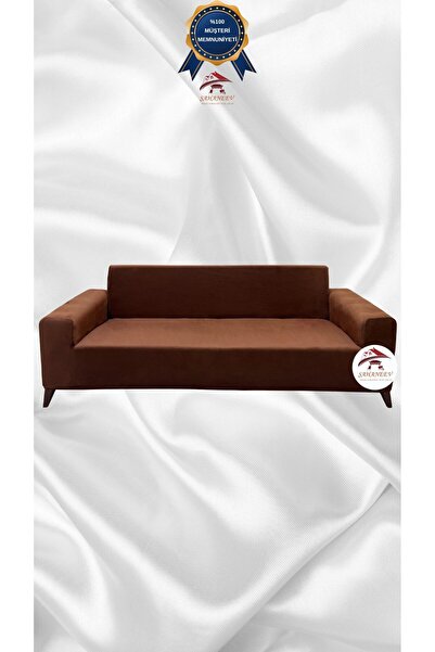 Şahaneev Tekstil İtalyan Süet Koruyucu Esnek Elastik Giydirme Koltuk Örtüsü -...