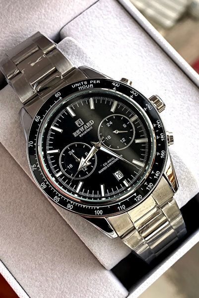 Reward Original 2 Year Warranty Men's Wristwatch Steel Band Boxed