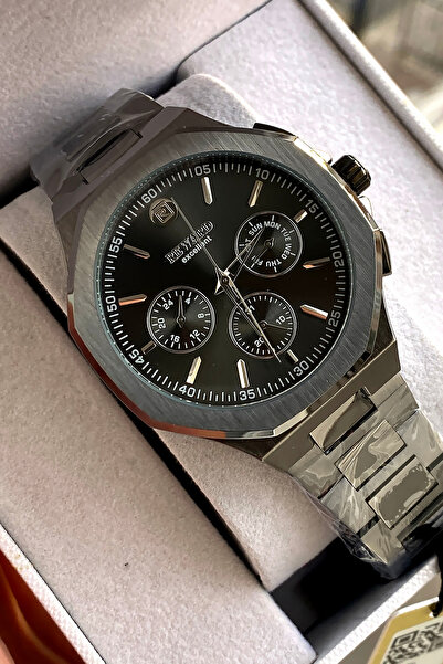 Reward ساعة يد رجالية أصلية بضمان لمدة عامين مع سوار فولاذي وعلبة