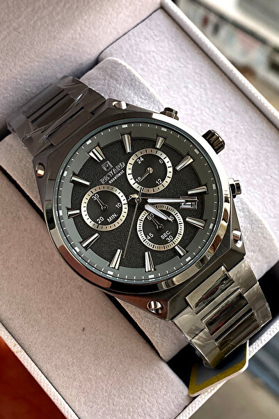 Reward ساعة يد رجالية أصلية بضمان لمدة عامين مع سوار فولاذي وعلبة