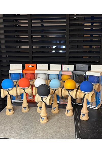 Krom Kendama KENDAMA KROM POP DARK RUBER CAUCIUCATA CU RULMENT IN BILA CUPE M...