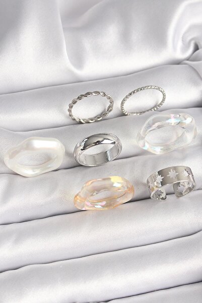 Inure Jewelry Brass Silver Color White Acrylic Plastic Model Pole Star Proces...