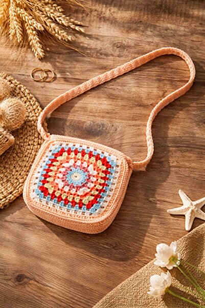 Z DESIGN El Örgüsü Handmade Kız Çocuk Çantası