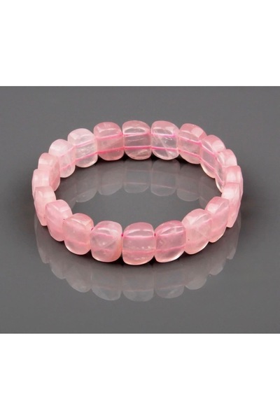 Taşmir سوار رولكس من حجر الكوارتز الوردي مقاس 10 × 15 ملم