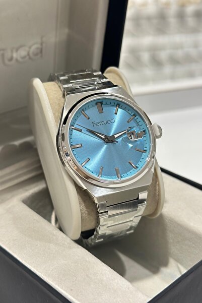 Ferrucci Çelik Kordon Su Geçirmez Garantili Erkek Kol Saati