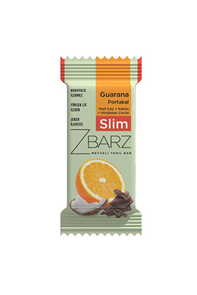 Zbarz Slim Guarana Portakallı Fonksiyonel Meyveli Bar 12 li