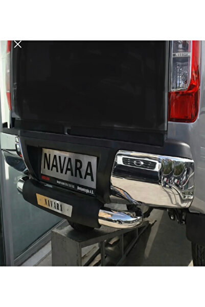 TMZ Garage TÜM NİSSAN NAVARA MODELLERİYLE UYUMLU ARKA TAMPON KORUMA DEMİRİ KROM
