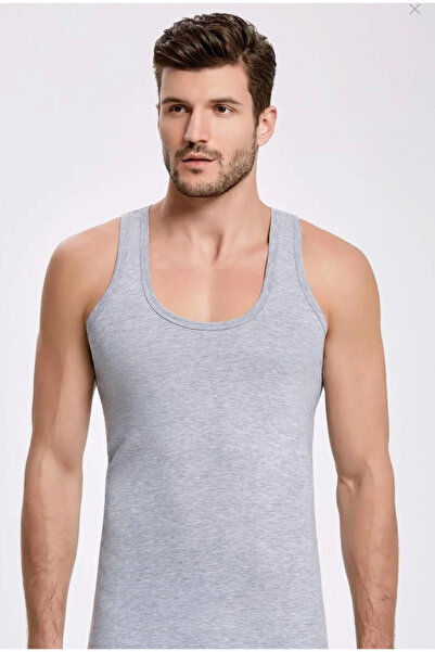 İlke Men'S, Gray, Exculusive, 6-Pack Undershirts