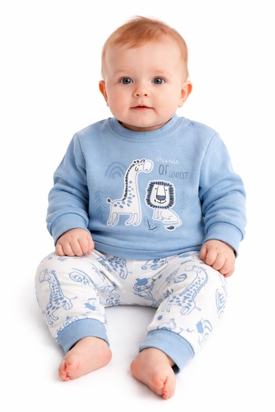 nazarbebe Cute Animal Pattern Baby Set – Soft Cotton, Everyday Comfort (3–12 ...