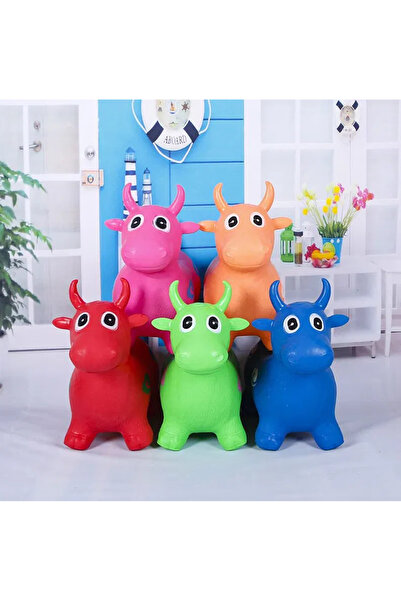 Royal Inflatable Jumper Kids Rubber Cow for Hop Hop Jumping, Indoor or Outdoo...