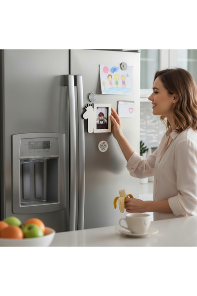 FOTO SHOP Doğum Günü Hatırası 1 Yaş Ahşap Magnet 10'lu