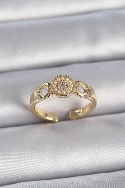 Inure Jewelry النحاس الذهب اللون الزركون حجر اللؤلؤ القلب التطريز التفاصيل قا...