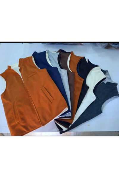 Generic Luxurious men's winter vest, double-sided, with a traditional Sadu de...