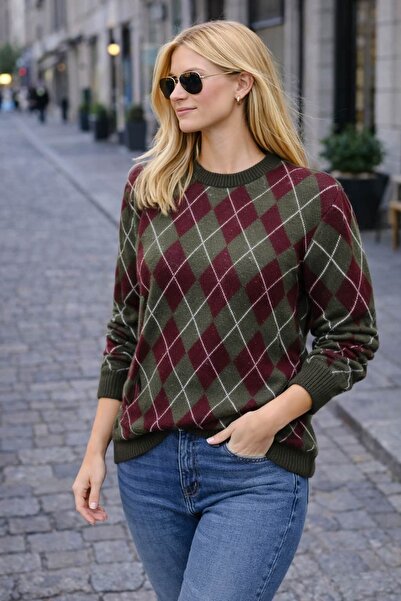 bb butik basic Thick Equivalent Baklava Sweater G3169