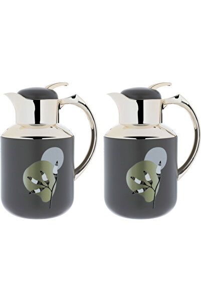 Generic طقم ترمس فلوريا برو من معرض السيف، سعة 1/0.5 لتر، وعاء داخلي من الزجا...