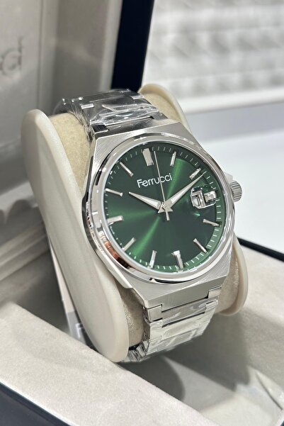 Ferrucci Çelik Kordon Su Geçirmez Garantili Erkek Kol Saati