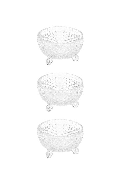 Generic Decorative Ramadan Pudding Bowl Set - 3 Pieces