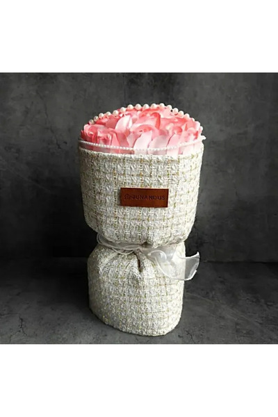 Zet Buchet de trandafiri „Valentine” din săpun parfumat – 20 cm, cadou elegan...