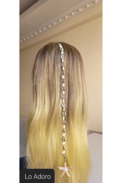 LO ADORO 2-компонентна фиба за коса Аксесоар за коса за празници Мънисто Стри...